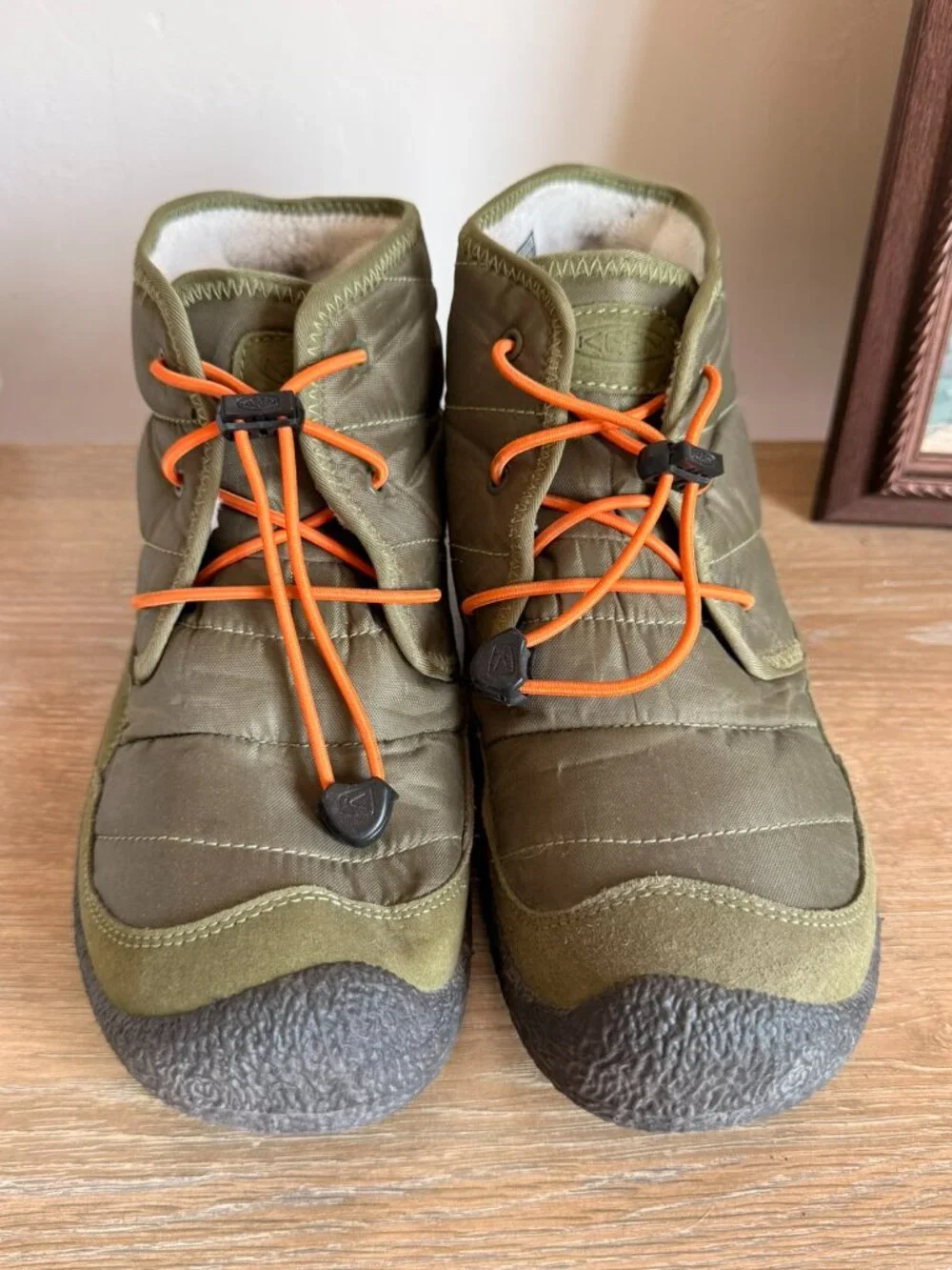Keen Youth Green & Orange Howser II Chukka WP Boot 6